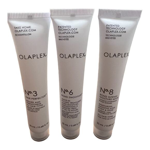 NEW Olaplex No 3 No 6 No 8 Hair Bonder Strengthener Travel Set Self Care Smooth - Picture 1 of 8